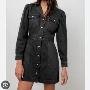 Rails Lisette Denim Dress black